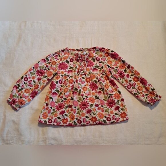 Gymboree girls size 5T Butterfly Girl corduroy long sleeve shirt VGUC - Picture 1 of 4
